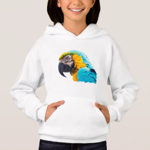 Camiseta Retrato Macaw - amigos papagaios