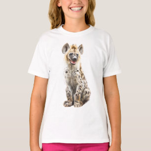 Camiseta Retrato Majestoso de um Jovem Filhote de Hiena