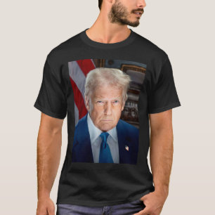 Camiseta Retrato Oficial da Casa Branca Donald J Trump 2025