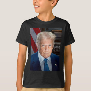 Camiseta Retrato Oficial da Casa Branca Donald J Trump 2025