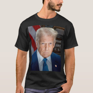 Camiseta Retrato Oficial de Inauguração do Presidente Trump