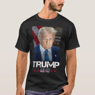 Camiseta Retrato Oficial Do Trump 4547 Dia De Inauguração