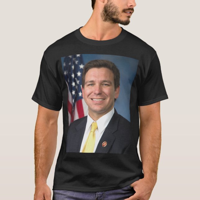 Camiseta Retrato Oficial Ron Desantis (Frente)