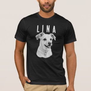 Camiseta Retrato Personalizado de Animal de Estimação
