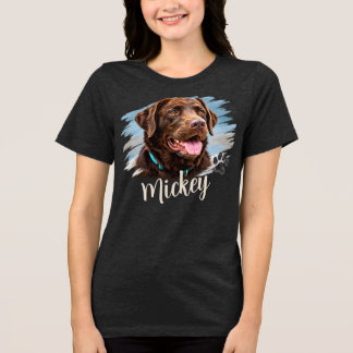 Camiseta Retrato Personalizado de Cachorro