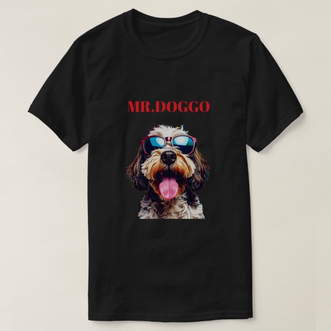 Camiseta Retrato Personalizado de Cachorro – Design com Nom (Frente do Design)