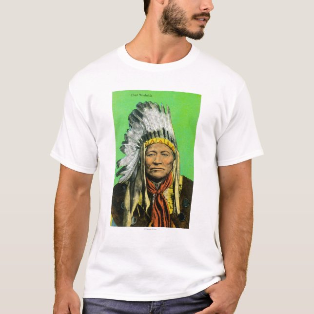 Camiseta Retrato principal de Washakie (Frente)