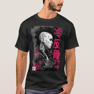 Camiseta Retrato Punk Rebelde Frio de Tokyo Yami