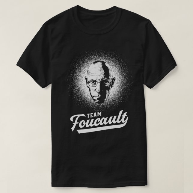 Camiseta Retrato Retroativo da Filosofia Team Foucault (Frente do Design)