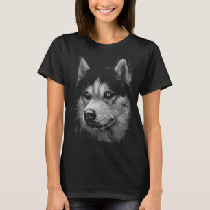 Camiseta Retrato Siberian Husky 5