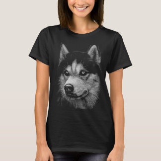 Camiseta Retrato Siberian Husky 5