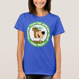 Camiseta Retrato sorridente do Urso Yogi