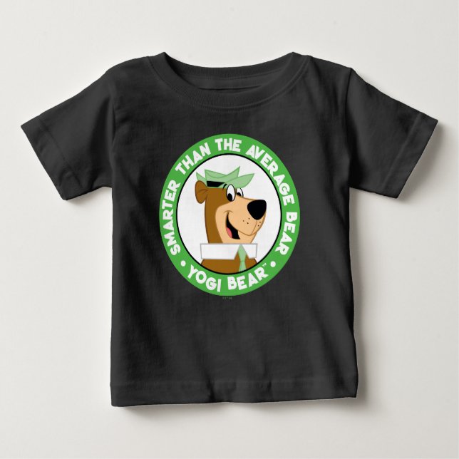Camiseta Retrato Sorridente do Yogi Bear (Frente)