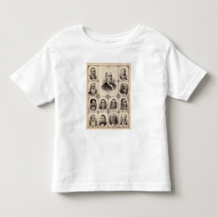Camiseta Retratos de Illinois treze