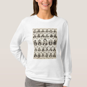 Camiseta Retratos de John C Salão e prof. JW Bradshaw