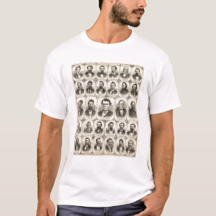 Camiseta Retratos de John C Salão e prof. JW Bradshaw