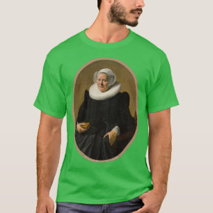 Camiseta retratos de uma senhora idosa1633 Frans Hals