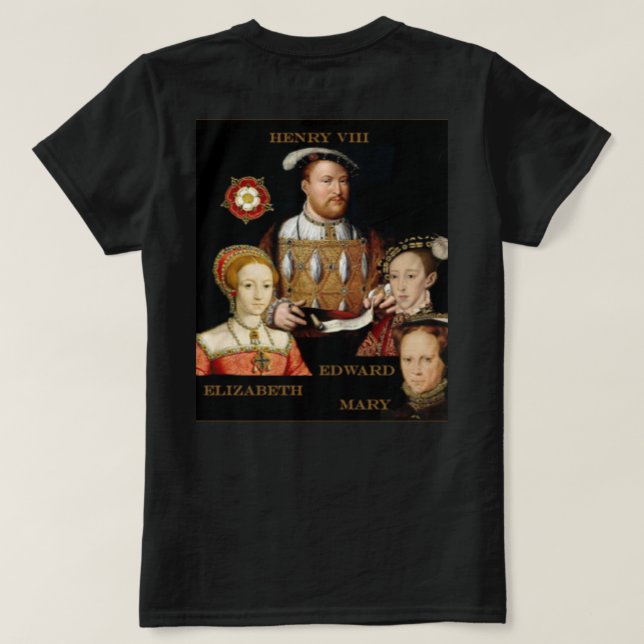Camiseta Retratos do Tudors (Verso do Design)