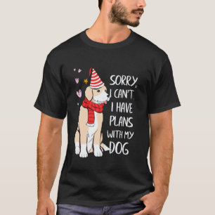 Camiseta Retreiver de Natal Festivo Cachorro Engraçado P de
