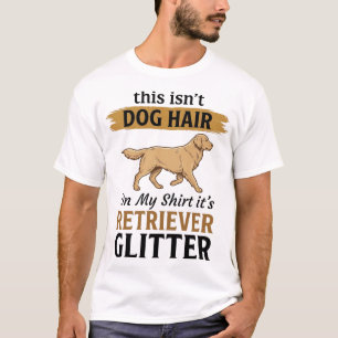 Camiseta Retriever Brilho Amante de Cão Engraçado Design Vi