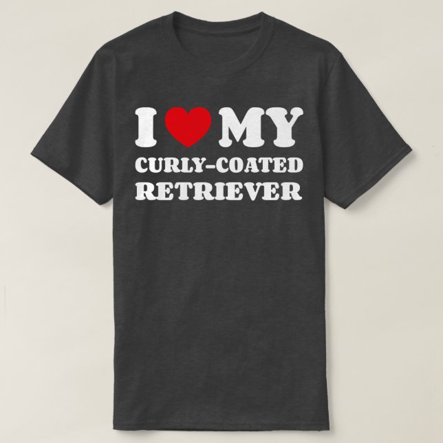 Camiseta Retriever de Capa Encaracolada (Frente do Design)