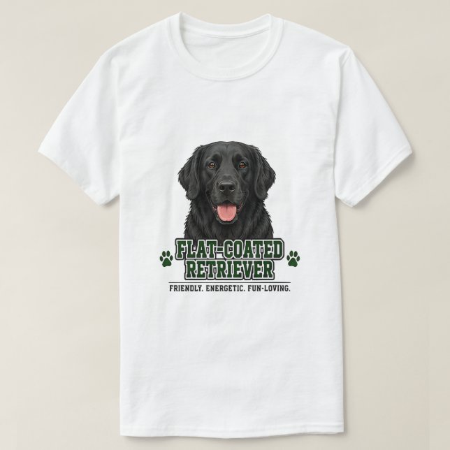 Camiseta 🐾 Retriever de Capa Lisa 🐾 (Frente do Design)