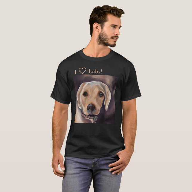 Camiseta Retriever de Labrador  (Frente Completa)