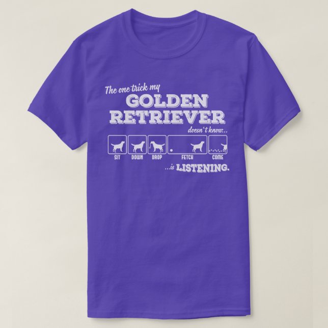 Camiseta Retriever de ouro 1 (Frente do Design)