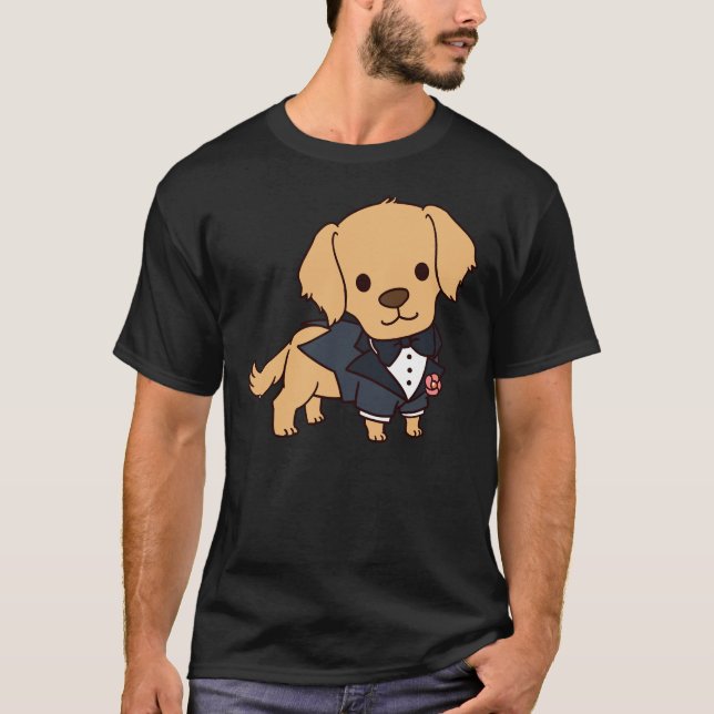 Camiseta Retriever de Ouro do Groom (Frente)