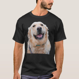 Camiseta Retriever de Ouro em Cute 16