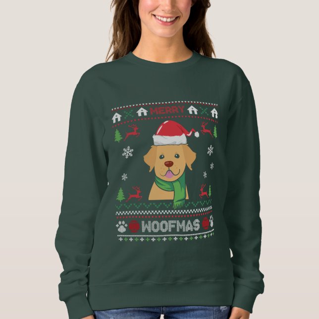 Camiseta Retriever de Ouro Woofmas feliz (Frente)
