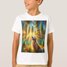 Retriever de ouros na Floresta Encantada