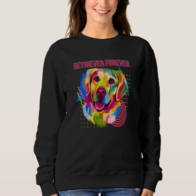 Camiseta Retriever Forever Motivational Quote Golden Retrie (Frente)