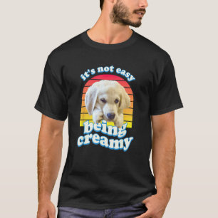 Camiseta Retriever Golden Cream Inglês Cachorro ECGR Vintag