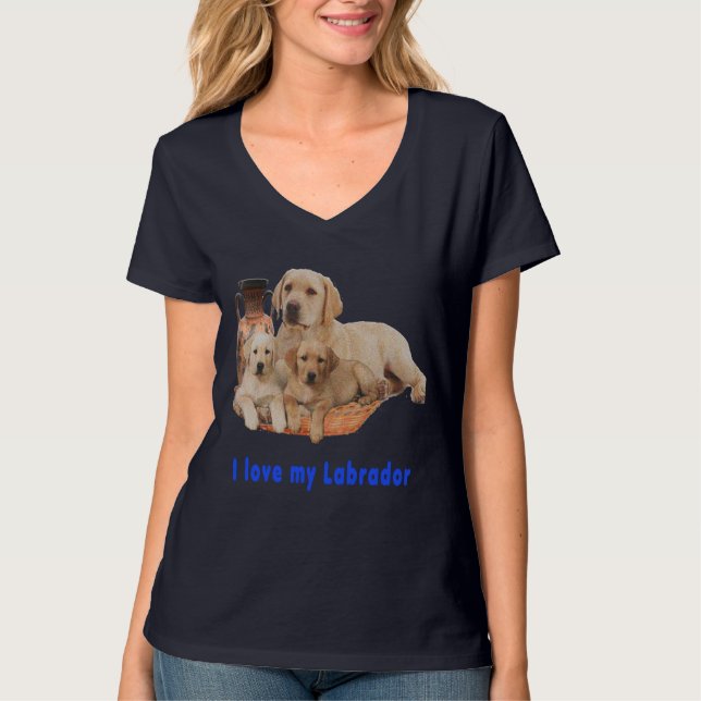 Camiseta Retriever Labrador (Frente)