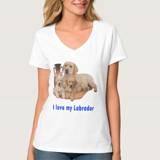 Camiseta Retriever Labrador (Frente)