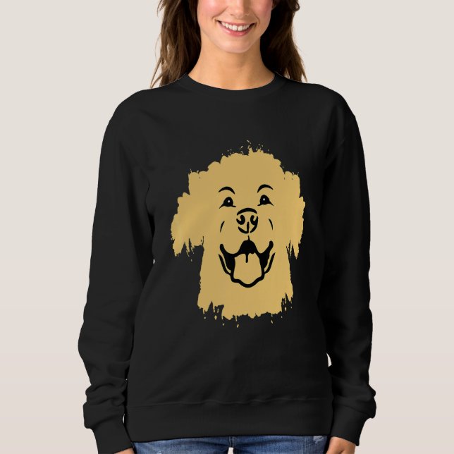 Camiseta Retriever Labrador   Owner Happy Face Dog Lab (Frente)