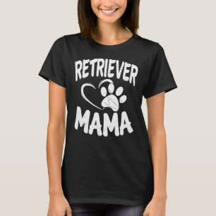 Camiseta Retriever Mama Breeder Dog Labrador Mãe Proprietár