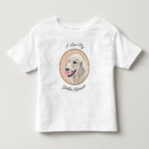 Camiseta Retriever ouro com pintura de cachorro de Tênis