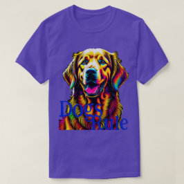 Camiseta Retriever Ouro de Regra de Cães