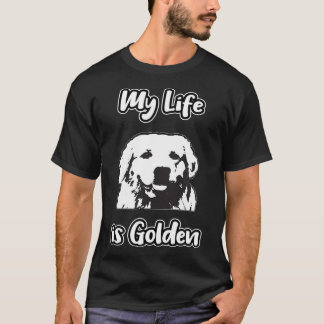 Camiseta Retriever ouro - Minha Vida É Ouro