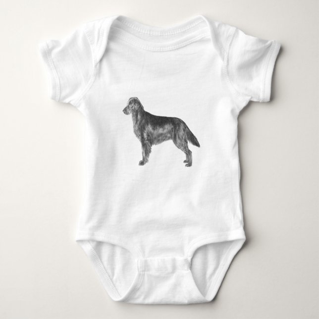 Camiseta Retriever revestido plano (Frente)