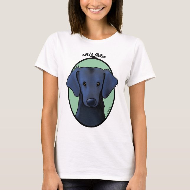 Camiseta Retriever revestido plano (Frente)