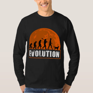 Camiseta Retriever Revestido Plano 2 Pai Cachorro Evoluçã