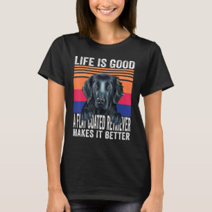 Camiseta Retrievers de Capa Plana Torna a Sua Vida Boa Vint