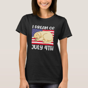 Camiseta Retrievers Labrador I Sonha Em 4 De Julho