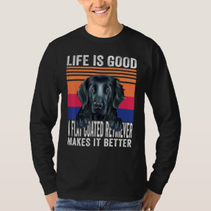 Camiseta Retrievers Revestidos Flagrantes Torna Sua Vida Bo