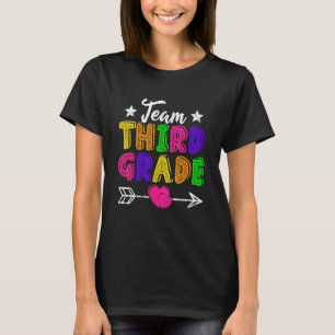 Camiseta Retrô 1º Dia da Equipe Escolar 3º ano