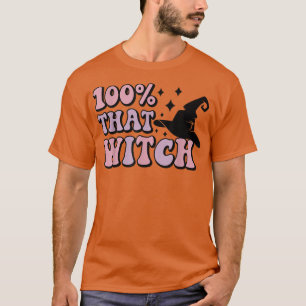 Camiseta Retro 100 Por Cento Que Feiticeira Engraçada 100 H