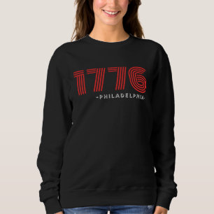 Camiseta Retro 1776 Filadélfia Bandeira EUA Patriótico Phil